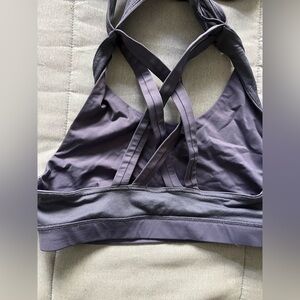 Lulu Lemon Cross-Back Sports Bra - Gray